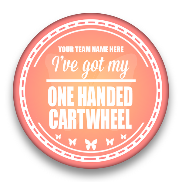 One Handed Cartwheel Badge