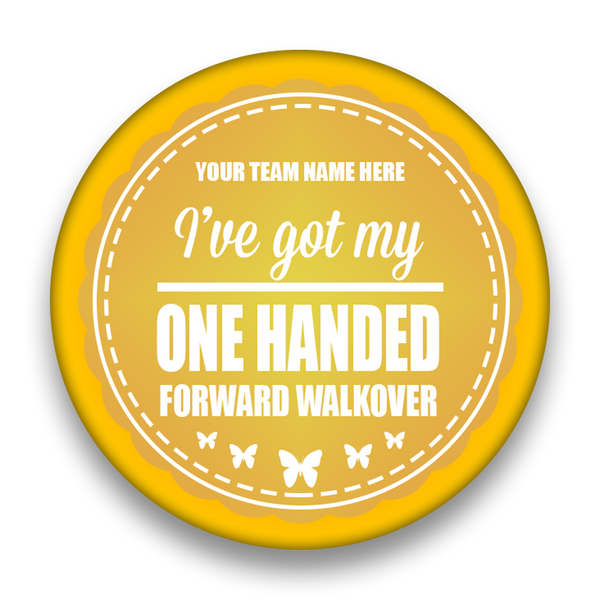 One Handed Forward Walkover Badge