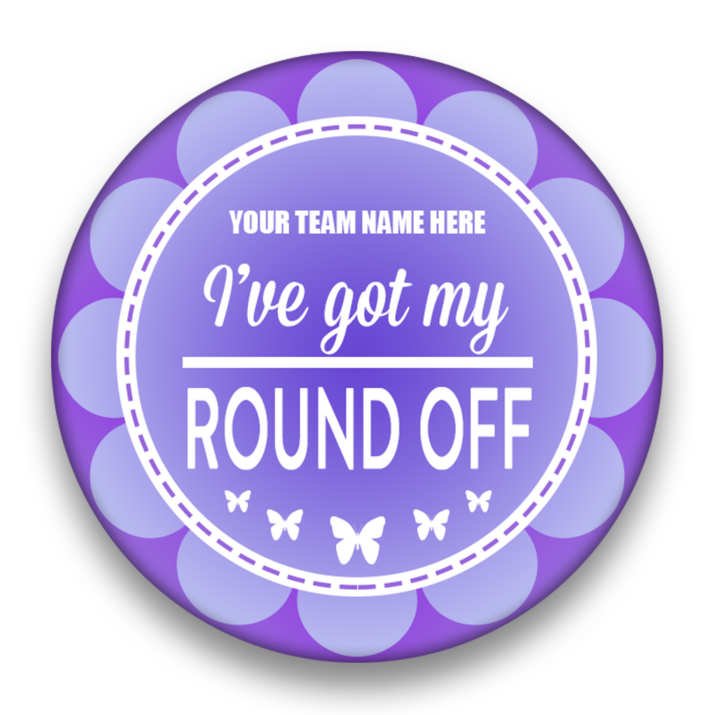 Round Off Badge – The Cheer Badge Company