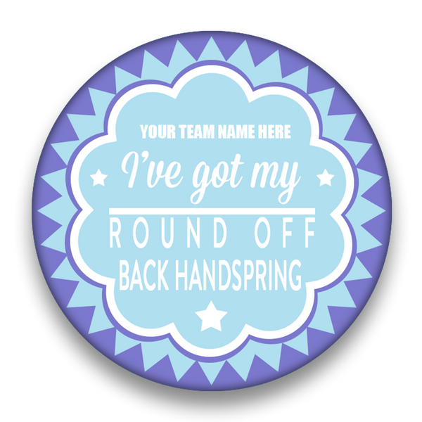 Roundoff Back Handspring Badge