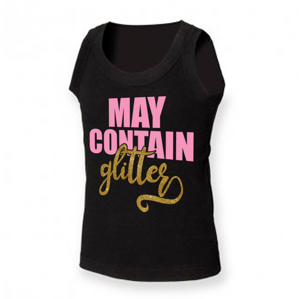 May Contain Glitter Athletic Vest